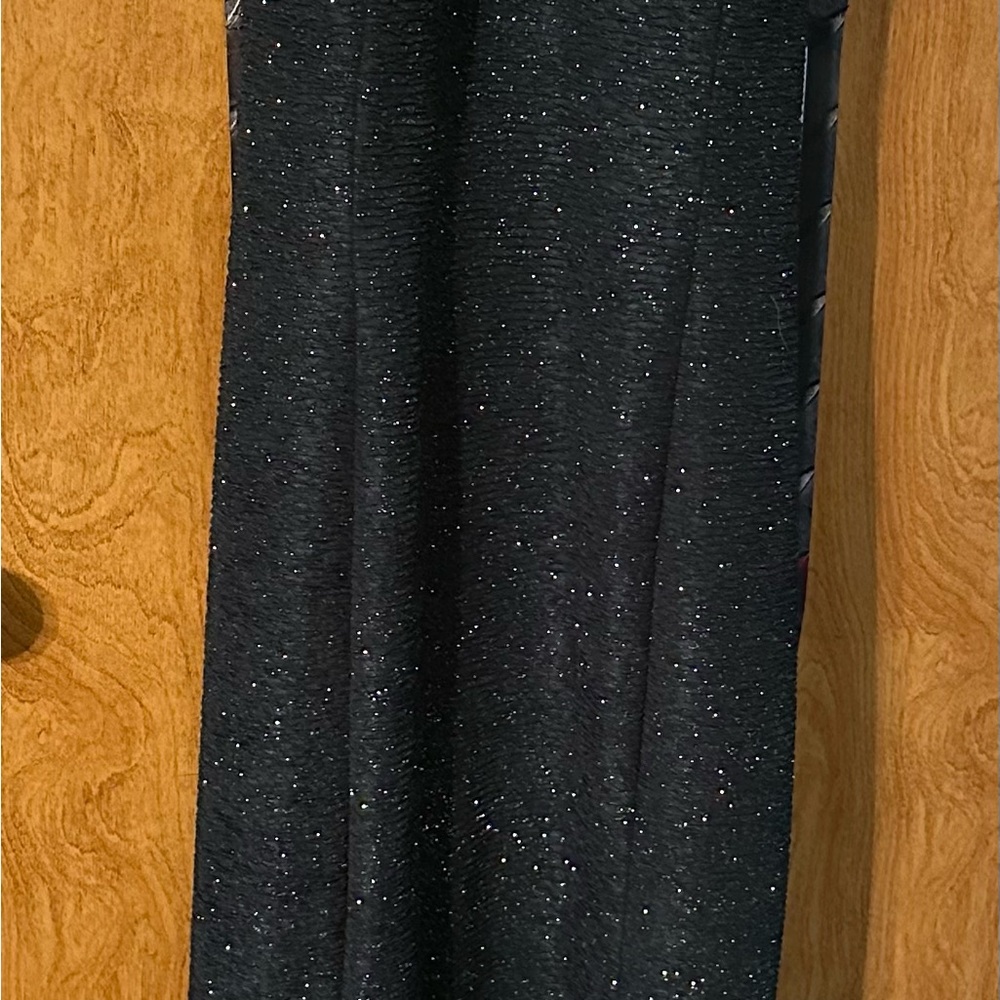 Sparkling emerald green dress